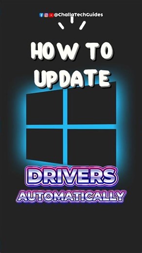 How to update Drivers automatically 🖥️