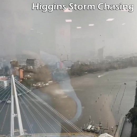 TORNADO WARNING BRISBANE CITY!!! A CONFIRMED TORNADO has been observed in Brisbane City! Video sent into HSC by Morgan | Higgins Storm Chasing