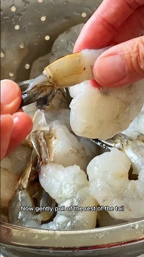How to Remove Shrimp Tails!