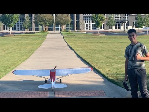 Giant Carbon-Z Cub: My First Flight with a 2m Wingspan