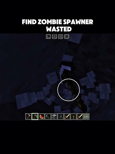 Find zombie spawner in Minecraft |minecraft | Gmr Ansh...#minecraft #minecraftshorts #technogamerz