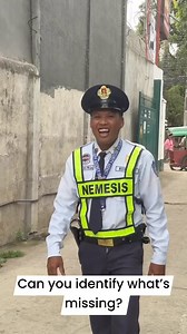 Pag Nemesis Security Agency Inc, - Philippines dapat complete uniform. So can you identify what’s missing sa uniform niya? | Nemesis Security Agency Inc, - Philippines