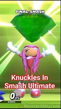 Knuckles Smashes Into Smash Ultimate