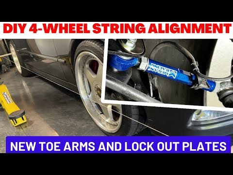 How to Install Rear Toe Arms and String Alignment | IS300 GS300 Altezza