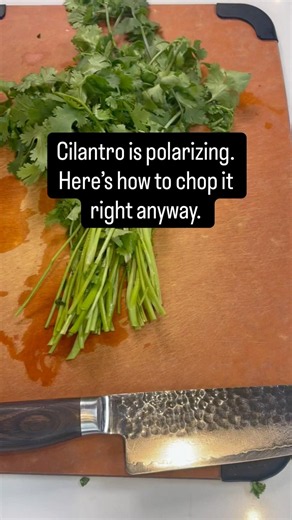 How to Chop Cilantro - and Why some People Hate it- Red Seal Chef Knife Skill Part 5