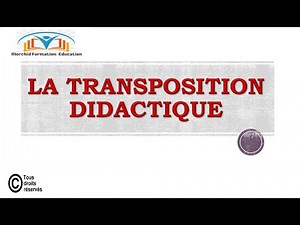 11. La transposition didactique
