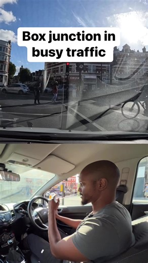 Using box junctions in busy traffic #drivingtestuk | Driving Test tips