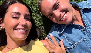 'Here's to lifetime together' Irish football star engaged