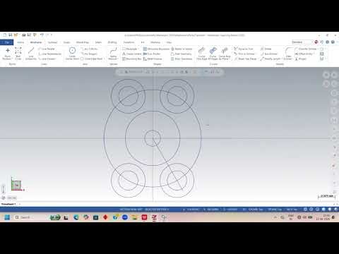 Mastercam 2D Drawing Exercise 1 // Mastercam 2025 // Mastercam Programming