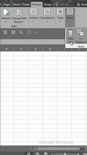 Excel Pivot Table Field List Missing? Fix It in Seconds!