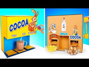 Incroyables machines DIY en carton pour le petit-déjeuner