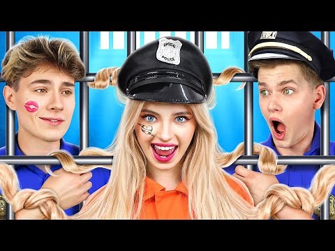 We Became Police Girls for 24 Hours! The Girls Got into Police Academy