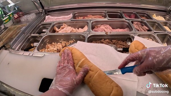 Subway POV Working At Subway Part 11 #Subway #pov #bts #asmr #footlong #sandwich #footlong #fastfood