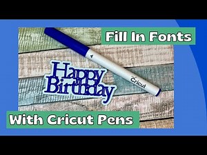 Fill Any Font in Cricut Design Space using an Inset! #cricuthacks