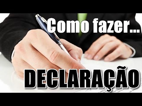 O que é Declaração e como criar