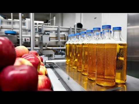 Apple Juice Production Line from Washing to Juicing