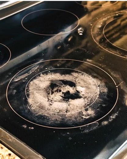 My glass stove top looks gross and may even be damaged. What should I do?. Full article 👇 💬 | Life Hackss.
