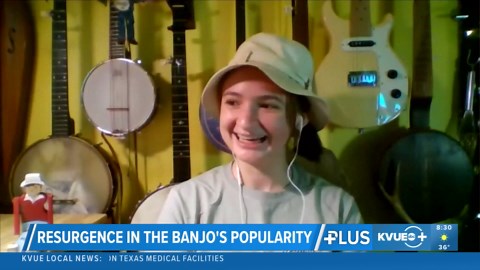 Banjo player goes viral for using 'jig doll' in social media videos