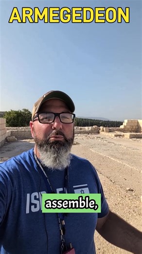 Behind me stands ancient Megiddo, the place where the world’s armies will one day gather for what Revelation calls Armageddon. But here’s what most miss: the final battle won’t happen here. Scripture reveals the armies will march south toward Jerusalem, where the Lord Himself will fight for His people. 💥 Zechariah 14 declares that His feet will stand on the Mount of Olives, splitting it in two. Megiddo is where the forces assemble… but Jerusalem is where God wins. ✝️ #BibleProphecy #Armageddon 