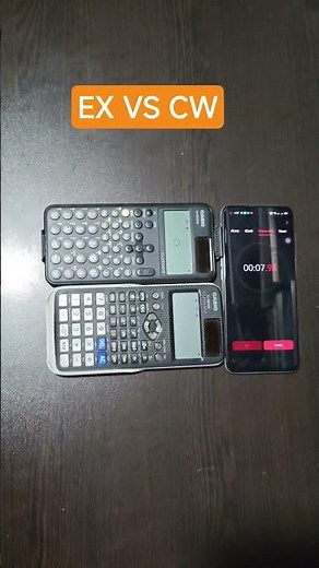 Casio fx 991 cw Vs fx 991EX speed test . Which one is faster ||••||