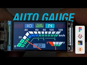Honda-Style Auto Gauge HMI Design | Figma, Squareline Studio & LVGL #UIDesign #HMI #Figma #Gauge