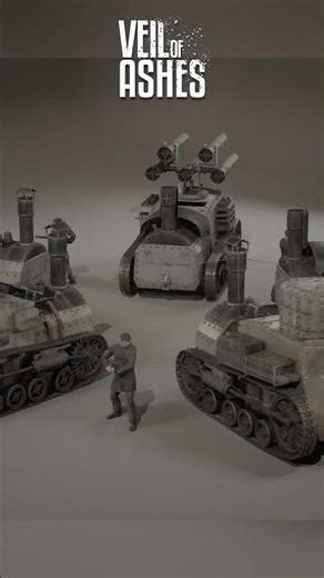 Several usages for the Canis tank chassis of the Sacrum Imperium. #rttgame #tanks #rtsgame #gamedev