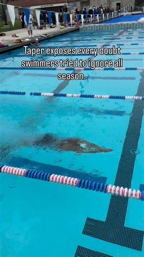 Dr. Josh Lo PT, DPT, OCS | Swimmer’s Shoulder Specialist on Instagram: "This is when the “What if I didn’t do enough?” thoughts get loud. When best times feel like they’re slipping away before the meet even starts. When parents and athletes start reviewing every decision they made. But overthinking doesn’t make you faster — trust does. Trust the foundation. Trust the consistency. Trust the pain that led you here. The work is already done. Taper just brings clarity to it. 💡 Fast swimmers don’t c