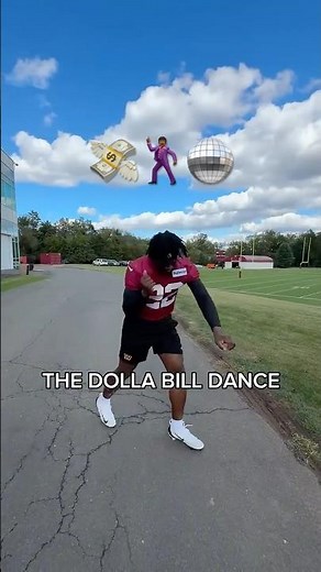 💸 Jacory Bill Croskey-Merritt names his touchdown celebration! #Washington #Commanders