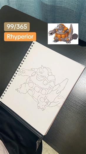 Drawing Rhyperior #drawing #pokemon #pierrebourne #pokémon #nintendo #draw #drawings #art #sinnoh