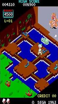 Congo Bongo [Arcade Gameplay] (1983) Sega