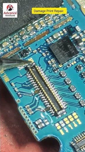 Damage Print Repair Connector Advance Laptop Mobile Hardware Repairing Institute Advance Laxmi Nagar