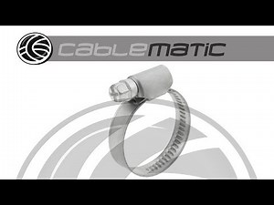 Abrazadera metálica W2 ajustable - distribuido por CABLEMATIC ®