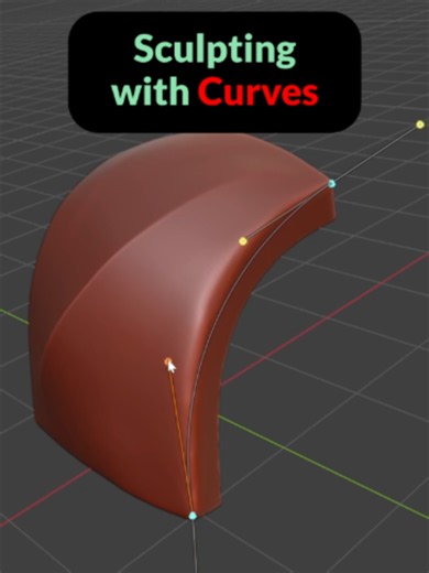 Sculpting with Curves in Blender | blender