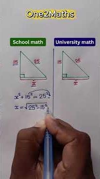 Can you tell the difference?#maths #mathematics #viral