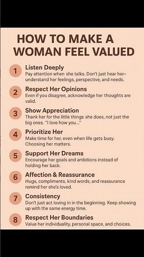 How to Make a Woman Feel Valued | 8 Real Ways to Love Her Right 💖