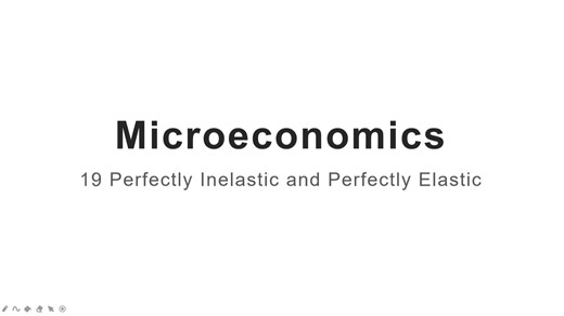 Microeconomics-19.Perfectly Inelastic and Perfectly Elastic