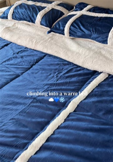 So cozy #comforter #bedding #tiktokshopcreatorpicks