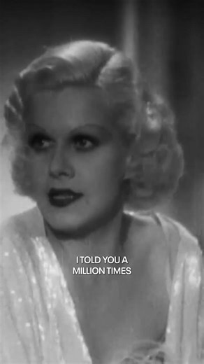 Her Attitude Shocked Everyone… 😳🔥 Jean Harlow’s Boldest Moment! #hollywoodflashback