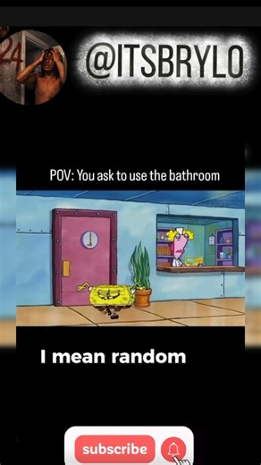 SpongeBob turns bathroom into a crime scene 😂😂￼