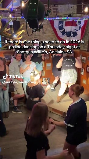 Experience Line Dancing at Shotgun Willie's in Adelaide