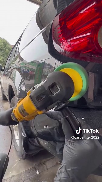 Paint runs correction with S300 wax#s300wax#painting #carpaintjob #carpaintingtech #carpaintrepair