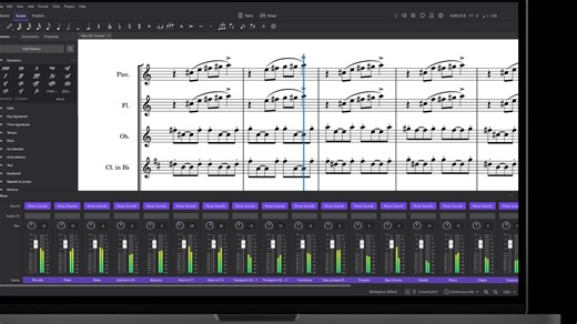 免费下载：最强乐谱软件 MuseScore Studio v4.5.2 含教程 素材 WIN MAC [5.30GB]