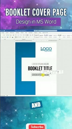 #coverpage design in ms word #cover page design in ms wordcover page design in #msexcel word easy