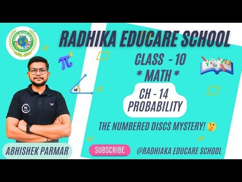 Numbered Discs Problem |Probability | Class 10 Math | CBSE & Boards