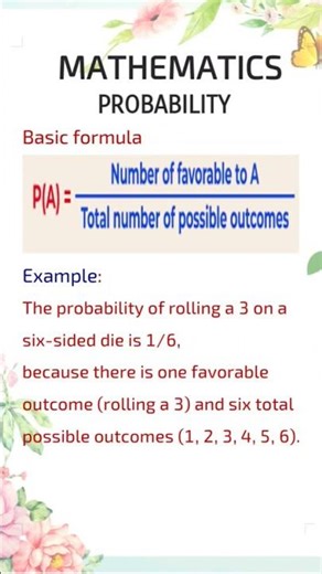 mathematics probability formulas