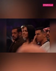Salman Khan watches boxing match next to Cristiano Ronaldo and Georgina Rodríguez in Saudi Arabia . . . #salmankhan #cristianoronaldo #georginarodriguez #pinkvilla #ronaldo | PinkVilla