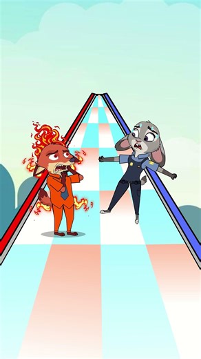 Zootopia 2 Hot or Cold Challenge - Help Nick Wilde choose 🔥❄️ #shorts