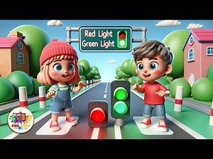 Red Light, Green Light | Kids Songs & Nursery Rhyme By Kids Krew