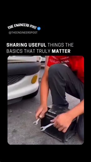 The Engineers Post on Instagram: "👍🏻 A car engine only needs the battery to start, not to keep running. The battery gives a quick burst of power to crank the engine, then fuel and spark take over. Once running, the alternator supplies electricity. It shows that smart timing and the right energy matter more than constant power. Follow @the_engineers_post DM for Credit #engineering #carfacts #automotive #howthingswork #reelsinstagram"