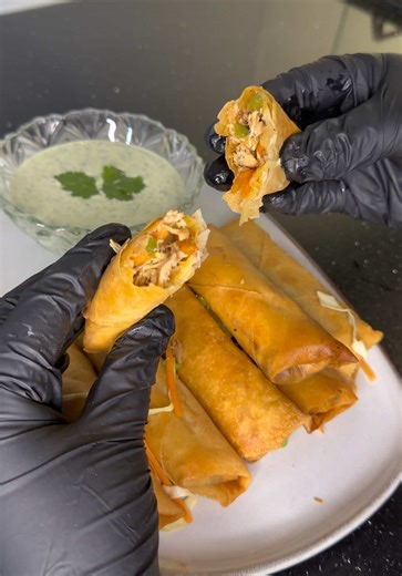 Crispy Chinese Spring Rolls Recipe for Ramadan